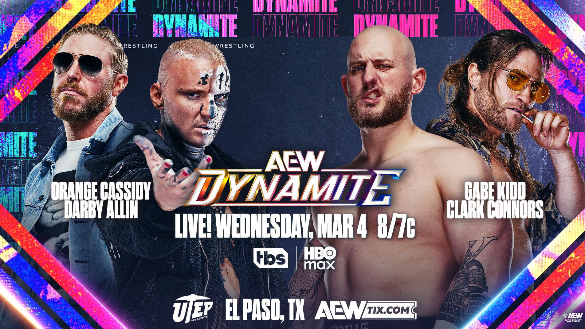 Updated AEW Dynamite lineup: OC & Darby vs. War Dogs, Jon Moxley vs. Hechicero join lineup