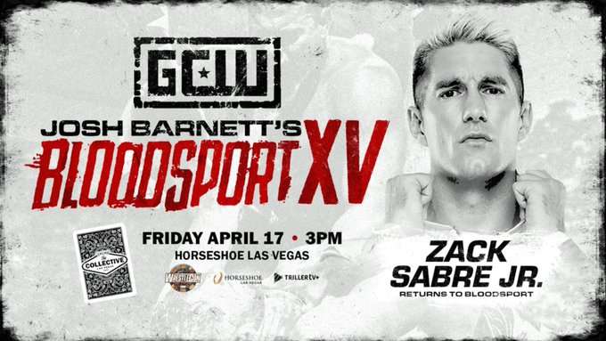 Zack Sabre Jr. added to Josh Barnett’s Bloodsport XV next month