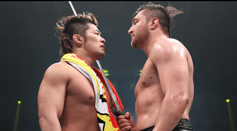 Yuya Uemura and Callum Newman advance to the final of the New Japan Cup