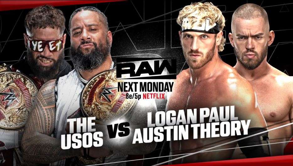 Brock Lesnar appearance, The Usos vs. Logan Paul & Austin Theory booked for 3/23 WWE Raw