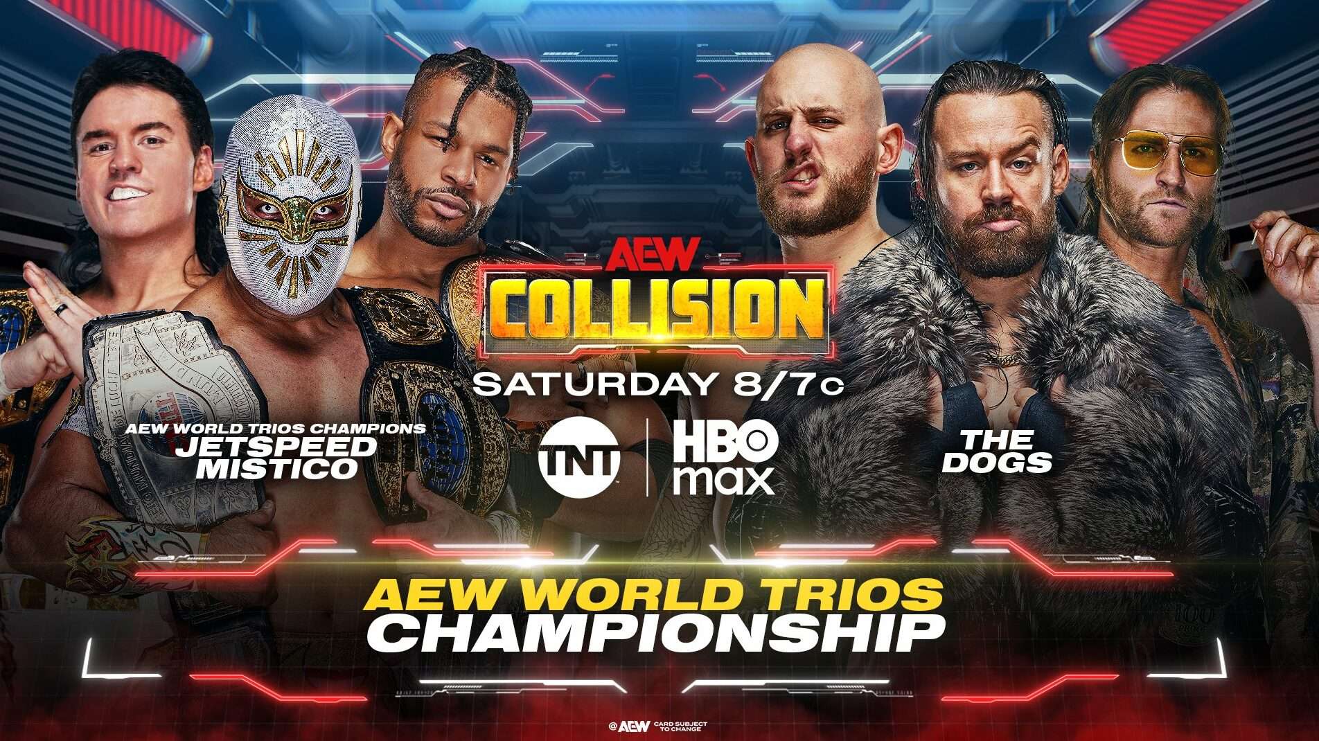 The Dogs vs. JetSpeed & Mistico, Okada vs. Myron Reed among six matches confirmed for AEW Collision