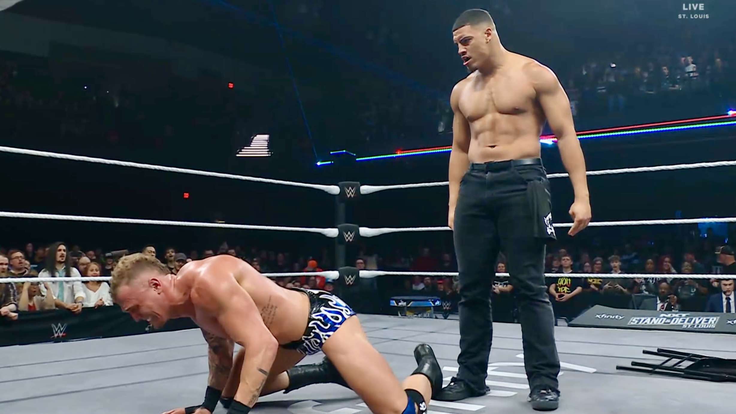 NXT Stand & Deliver: Dion Lennox attacks Myles Borne following successful North American Title defense