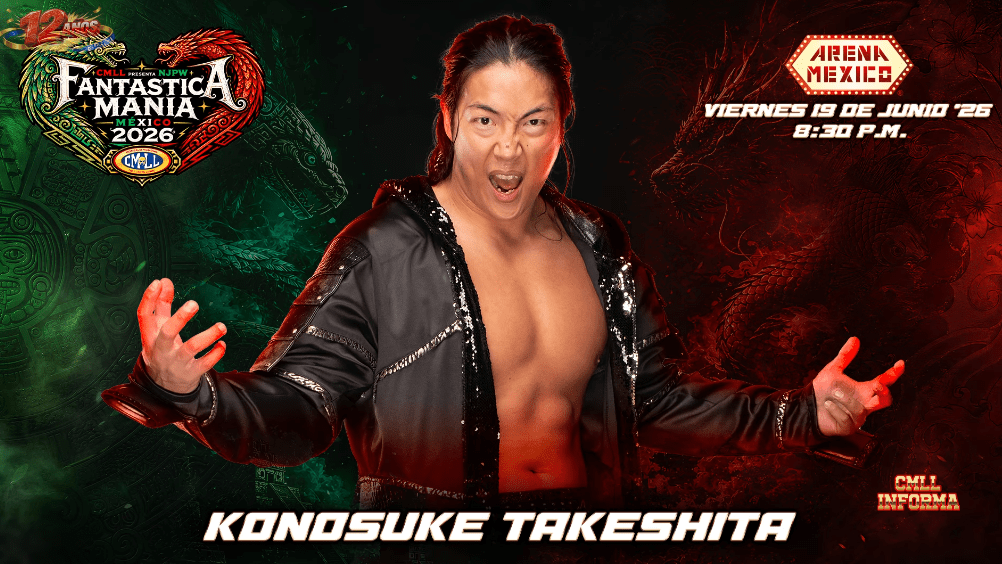Konosuke Takeshita, retiring Tiger Mask to appear at upcoming CMLL
