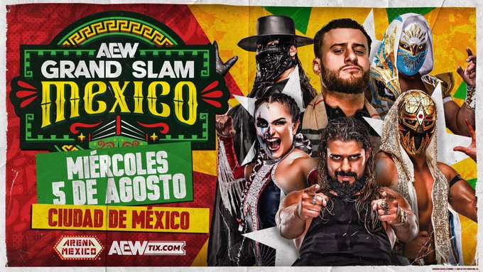 AEW Grand Slam Mexico confirmed for August 5 at Arena México - POST Wrestling, News, Reviews