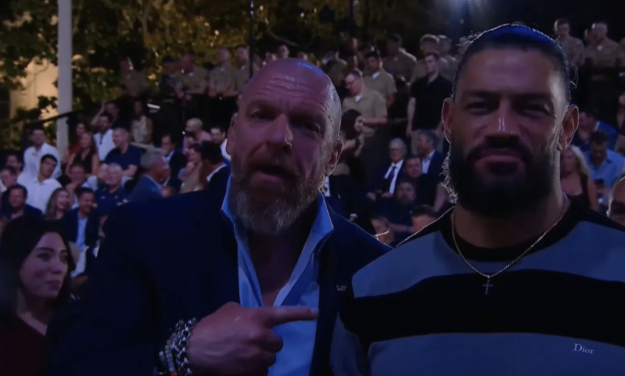 Paul Levesque and Roman Reigns attend UFC Freedom 250 at the White House - POST Wrestling, News, Reviews