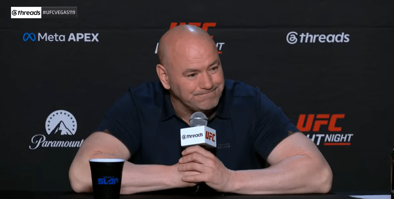 Dana White on Josh Hokit's comment about Michelle Obama: 