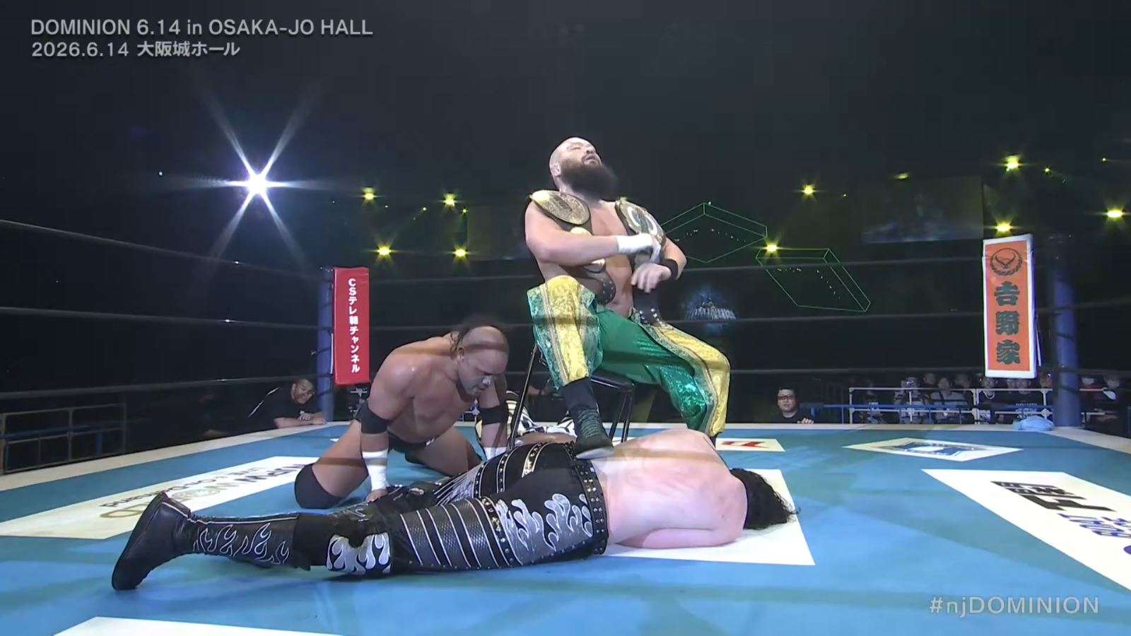 HENARE & Great-O-Khan dethrone Knockout Brothers for IWGP Tag Titles at NJPW Dominion 6.14 - POST Wrestling, News, Reviews