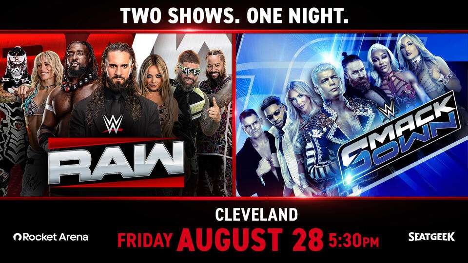 WWE Raw episode to be taped during August 28 Smackdown event in Cleveland - POST Wrestling, News, Reviews