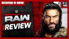 WWE Raw 8/3/26 Review | REWIND-A-RAW (Live 10:35pm ET)