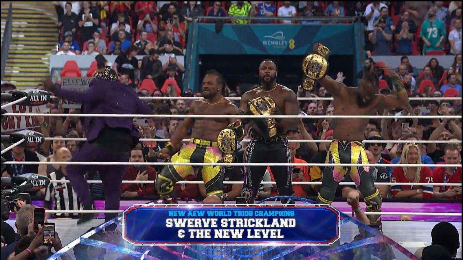Rod Reed Shooting AEW All In: London 2026 Buy-In Results: 'The New Level' win trios gold ...