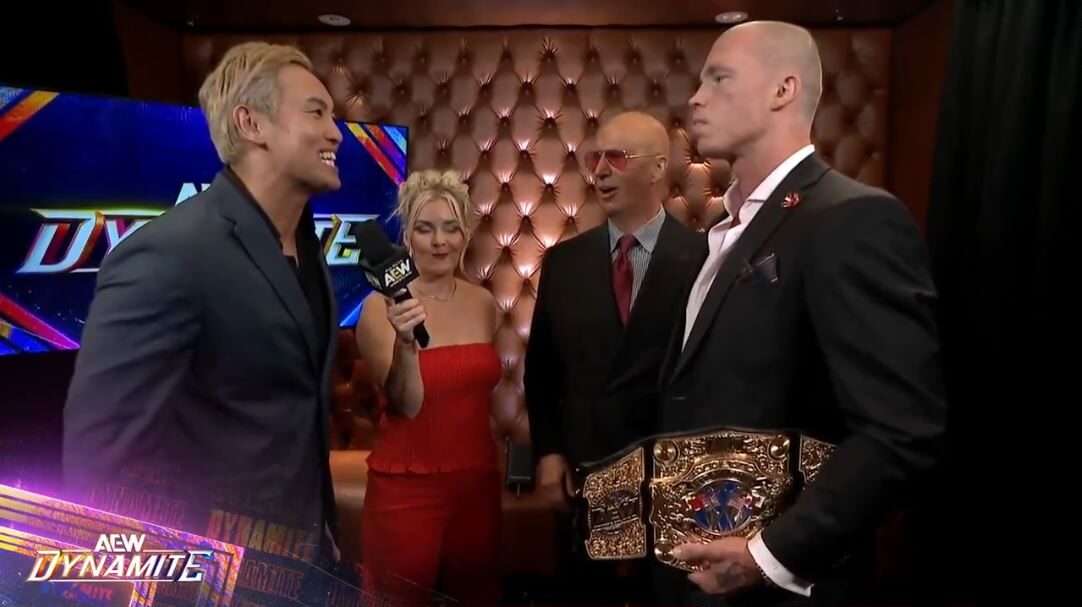 Photo: postwrestling.com AEW All In London: Kyle Fletcher vs. Okada vs. Takeshita & Kevin Knight vs. Darby Allin Added to Card