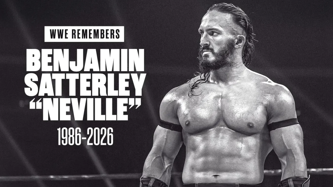 WWE pays tribute to Benjamin 'Neville' Satterley on Monday Night Raw ...