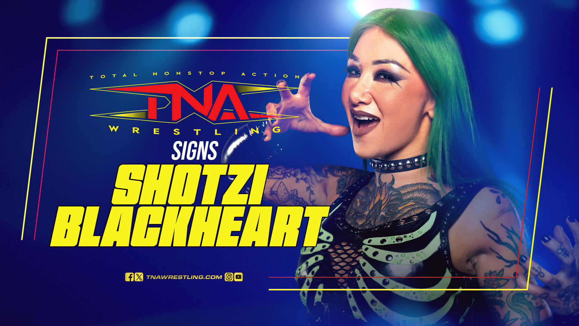 Backstage Update: TNA Wrestling confirms Shotzi Blackheart signing
