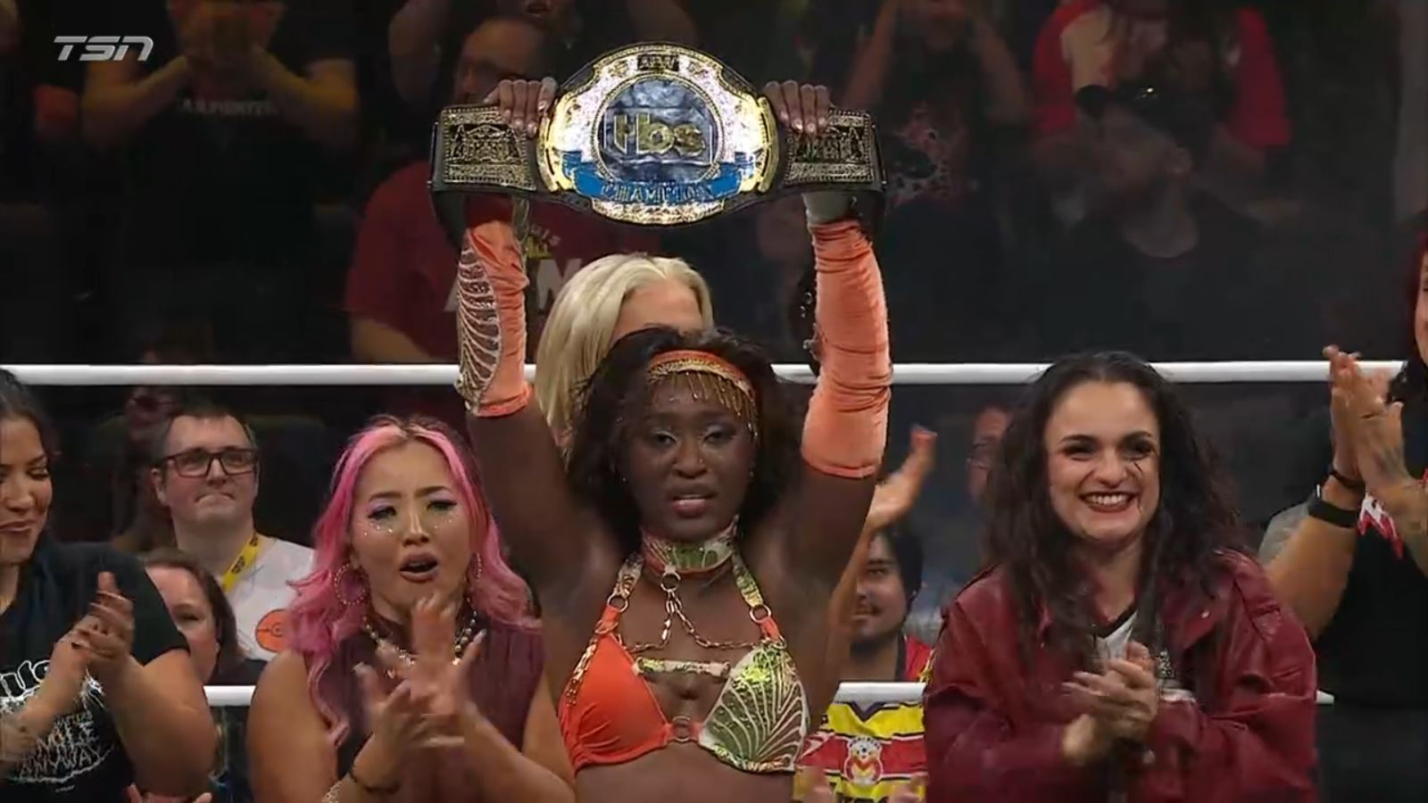 Backstage Update: Queen Aminata wins TBS Championship on AEW Fright Night Dynamite 2026