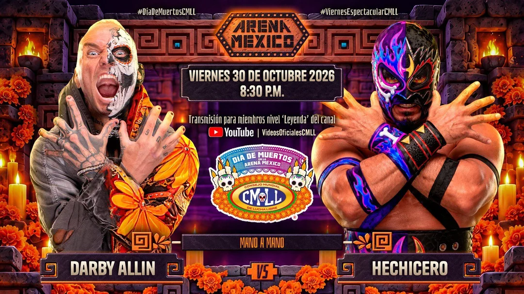 Darby Allin to face Hechicero as part of Friday's CMLL Arena Mexico lineup - POST Wrestling, News, Reviews