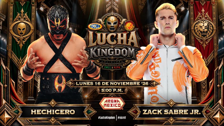 Hechicero enfrentará a Zack Sabre Jr. en Lucha Kingdom